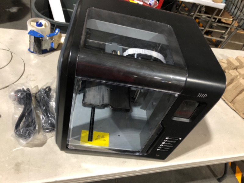 Photo 5 of **SEE NOTES**
Monoprice Voxel 3D Printer - Black/Gray with Removable Heated Build Plate Fully Enclosed, Touch Screen, 8Gb And Wi-Fi, Large (133820) NEW 