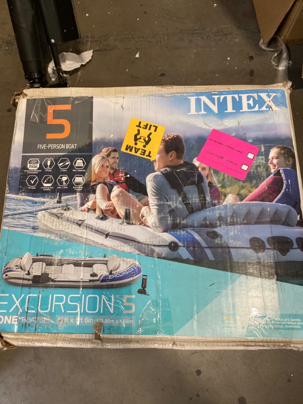 Photo 3 of Intex Excursion Inflatable Boat Series 5-person NEW 