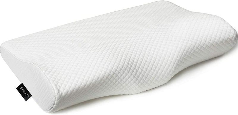 Photo 1 of 2 Pack Contour Memory Foam Pillow Orthopedic Cervical Foam