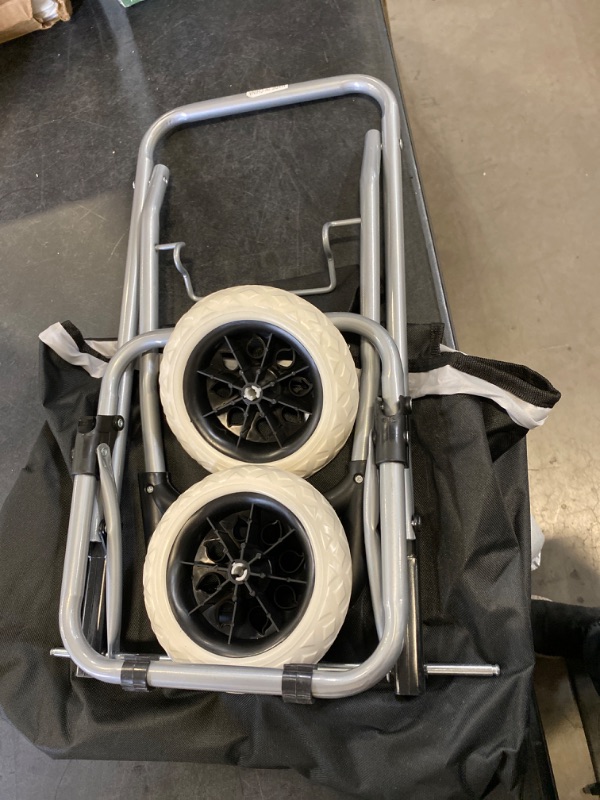 Photo 1 of Folding Trolley Shopping Cart (Black)