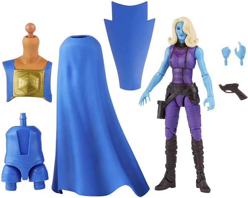 Photo 1 of Marvel Legends Series 6-inch Scale Action Figure Toy Heist Nebula, Premium Design, 1 Figure, 1 Accessory, and 2 Build-a-Figure Parts
