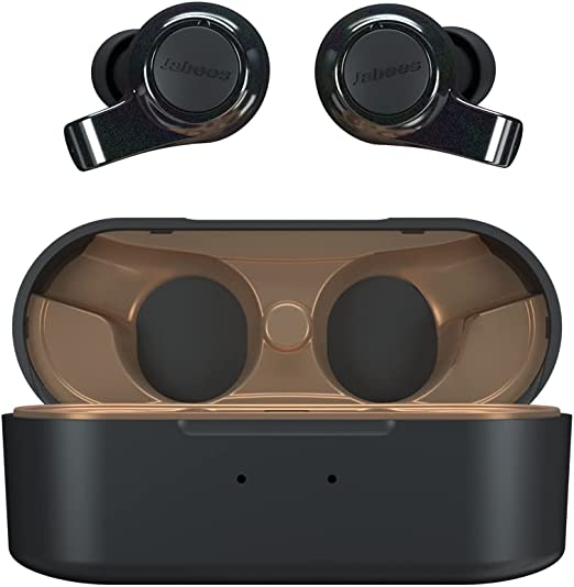 Photo 1 of [Jabees] Firefly Vintage Bluetooth Wireless Gaming Earbuds - Noise Cancelling Waterproof Headphones with 4 Mic for Call & Music - 40Hr Playtime with Charging Case, Low Latency, aptX, ENC(Black)
