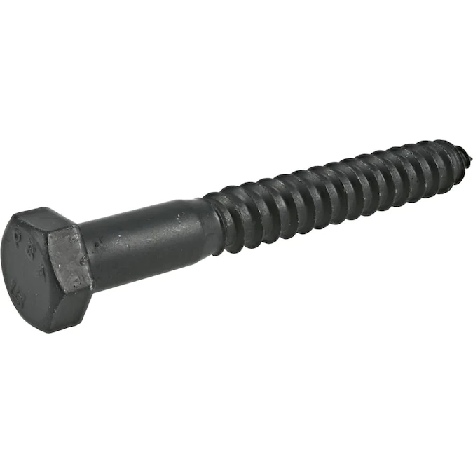 Photo 1 of 1/4X3 BLACK HEX LAG BOLT EXTERIOR (25 CT) - Hillman
