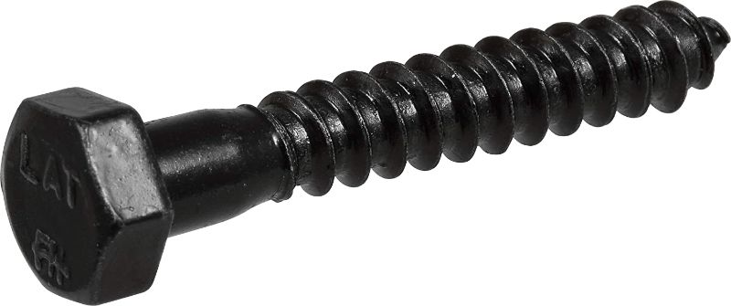 Photo 1 of 1/4X1.5 BLACK HEX LAG BOLT EXTERIOR (25 CT) - Hillman
2 PACK