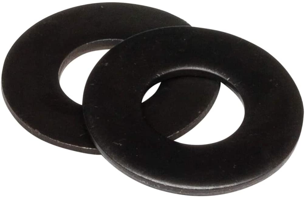 Photo 1 of 3/8 BLACK FLAT WASHER EXTERIOR (50 CT) - Hillman
