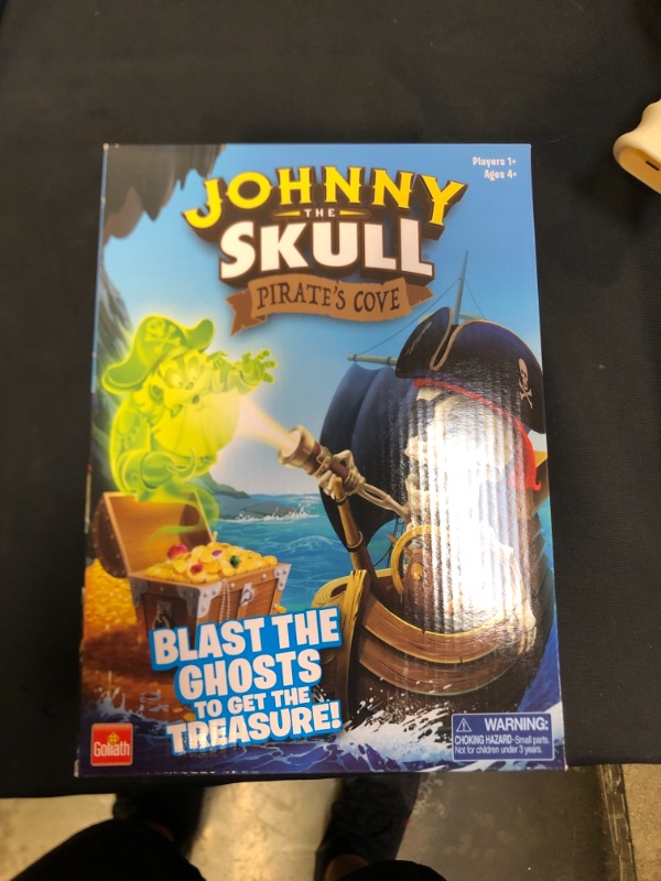 Photo 2 of Johnny The Skull Pirate's Cove - Blast The Ghosts to Get The Treasure Game by Goliath
FACTORY SEALED.