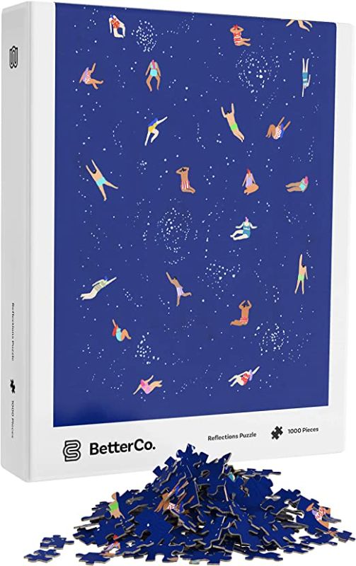 Photo 1 of BetterCo. Reflections Puzzle, Jigsaw Tiles for Arts and Craft, Recreation Toy for Kids and Adults, Home Room Office Decor, Assorted Gradient Colors - 1000 Pieces Box Set
FACTORY SEALED.