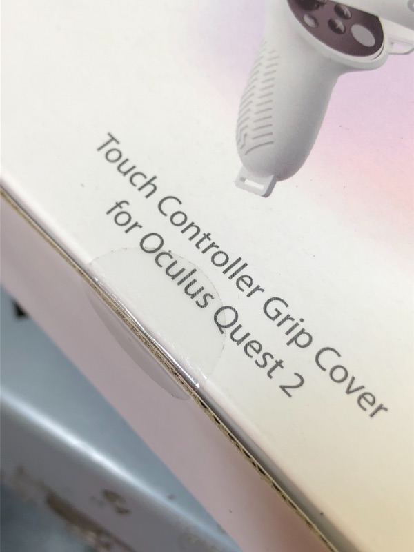 Photo 3 of Amavasion Controller Grip Cover Accessories Compatible with Oculus/Meta Quest 2, TPU Touch Controller Protection Cover-White
FACTORY SEALED.