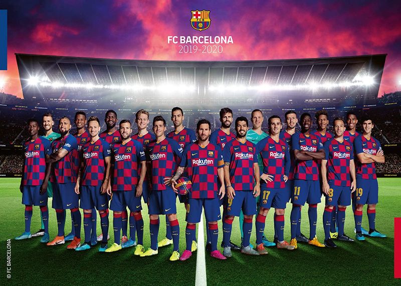 Photo 1 of Ravensburger FC Barcelona 2019/2020 | 1000 Piece Jigsaw Puzzle for Adults - Every Piece is Unique, Softclick Technology Means Pieces Fit Together Perfectly (19941) 
