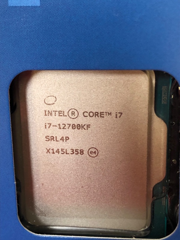 Photo 4 of Intel Core i7-12700KF Desktop Processor 12 (8P+4E) Cores up to 5.0 GHz Unlocked  LGA1700 600 Series Chipset 125W
FACTORY SEALED, BRAND NEW.