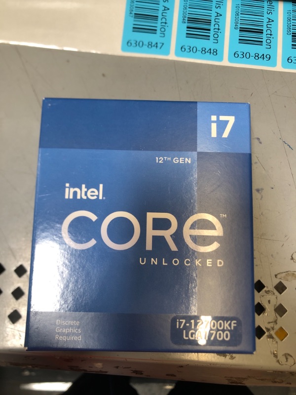 Photo 2 of Intel Core i7-12700KF Desktop Processor 12 (8P+4E) Cores up to 5.0 GHz Unlocked  LGA1700 600 Series Chipset 125W
FACTORY SEALED, BRAND NEW.