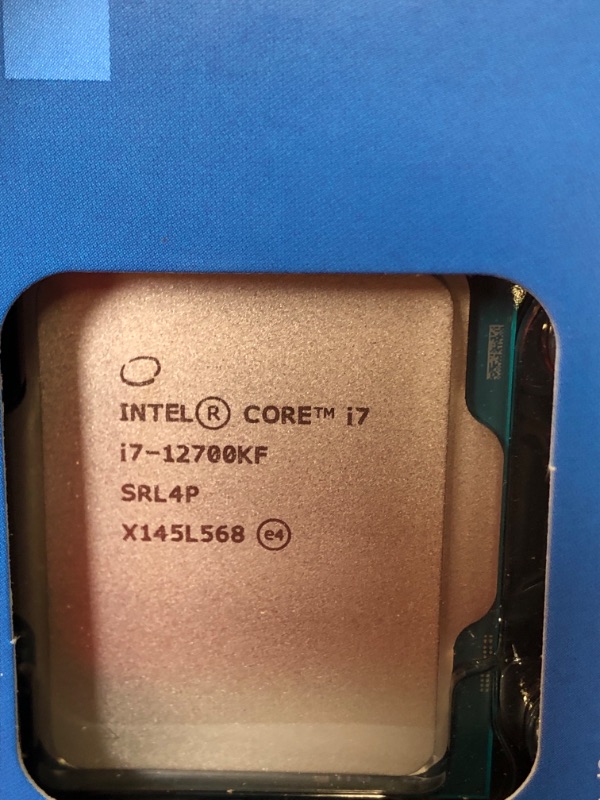 Photo 4 of Intel Core i7-12700KF Desktop Processor 12 (8P+4E) Cores up to 5.0 GHz Unlocked  LGA1700 600 Series Chipset 125W
FACTORY SEALED, BRAND NEW.