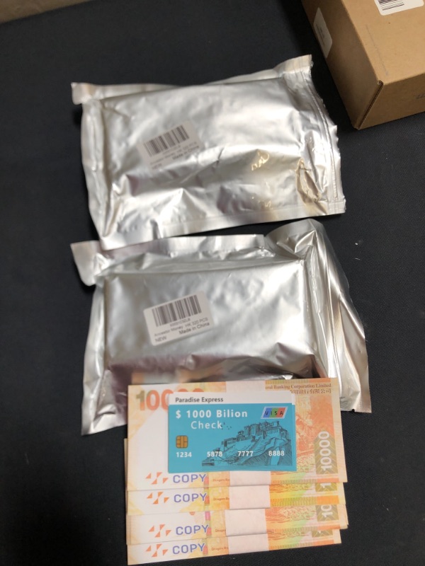 Photo 3 of Ancestor Money Credit Card, 320 PCS Joss Paper Hell Bank Note Spirit Ghost African Ancestor Money to Burn, for Funerals, Tomb Sweeping Day and The Hungry Ghost Festival
2 PACKS OF 320PC