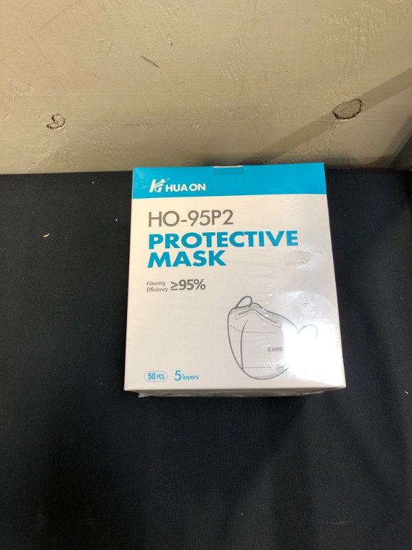 Photo 2 of  KN95 Face Masks 50Pack (FACTORY SEALED)