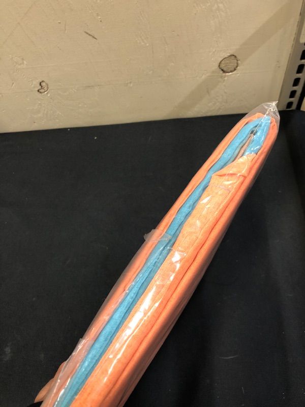 Photo 1 of Drewin Sheer Curtains Kids Room for Girls Bedroom 95 Inches Long 2 Panels Fashion Ombre Sunset Orange Blue Curtains Nursery Voile Sheer Curtain,52x95 Inches
