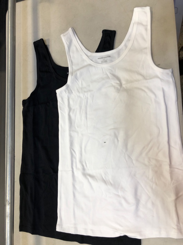 Photo 1 of 2 PACK AMAZON ESSENTIALS TANK TOP SIZE L