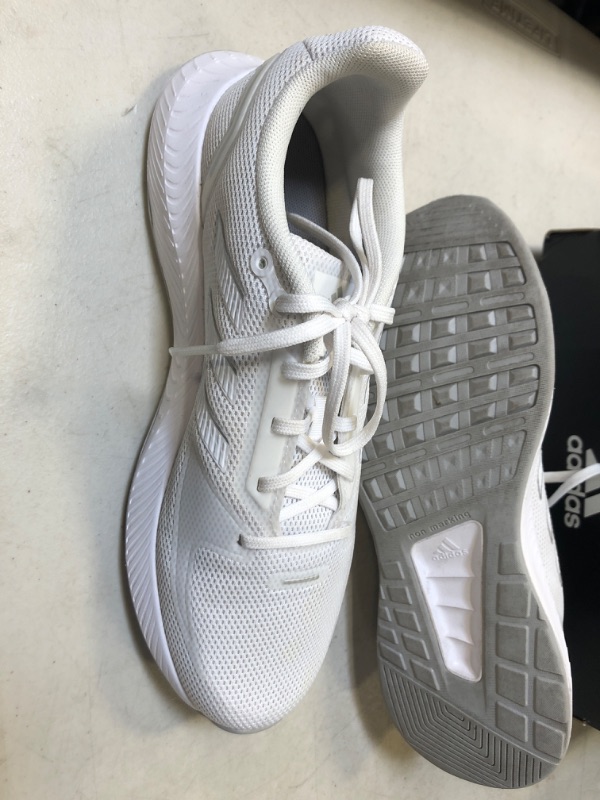 Photo 1 of adidas Men's Duramo SL Running Shoes 7 White/White/Silver Metallic