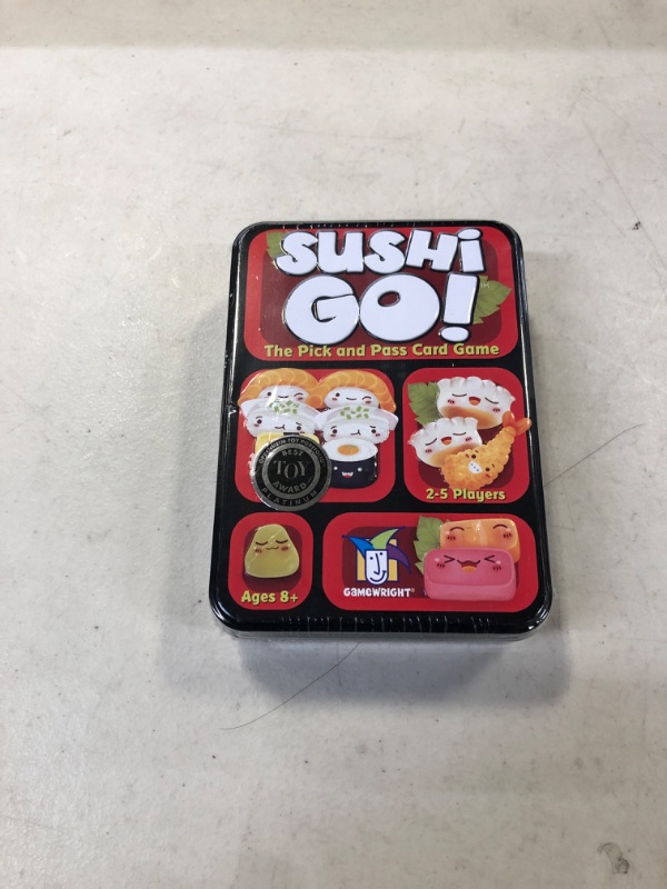 Photo 2 of Gamewright Sushi Go the Pick and Pass Card Game Ages 8+
FACTORY SEALED