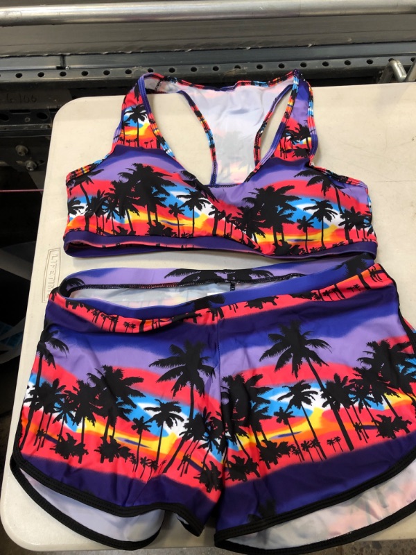 Photo 1 of  WOMENS TWO PIECE SWIMSUIT
 SIZE XXL 
