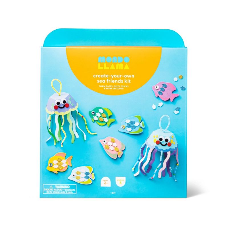 Photo 1 of Create-Your-Own Sea Friends Craft Kit - Mondo Llama™