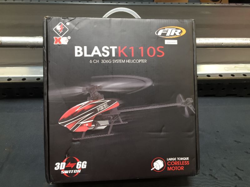 Photo 9 of XK K110S 6CH Brushless 3D6G System RC Helicopter RTF Mode 2 Co... (BATTERY QUANTITY: WITH BATTERIES)