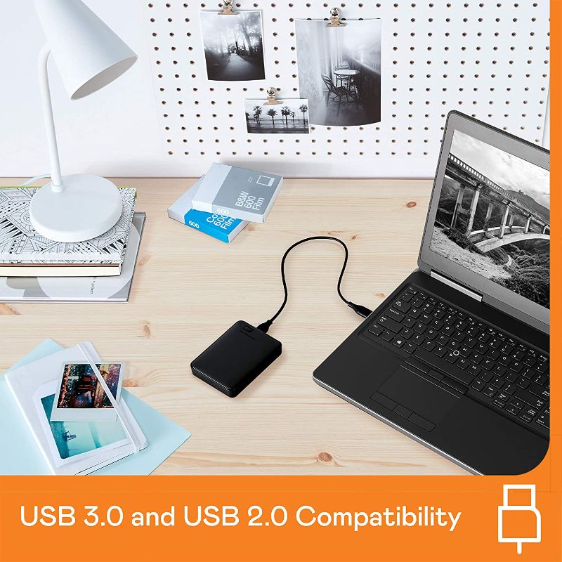 Photo 1 of " Generix" WD 2TB Elements Portable External Hard Drive HDD, USB 3.0, Compatible with PC, Mac, PS4 & Xbox - WDBU6Y0020BBK-WESN
