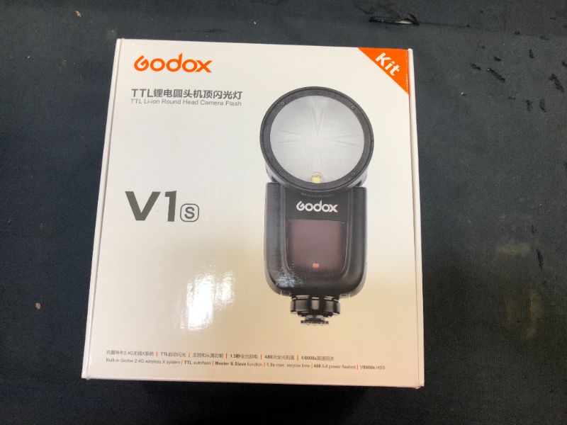 Photo 4 of Godox V1-S Round Head Camera Flash Speedlite Flash 