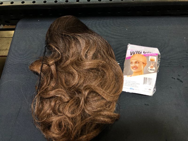 Photo 1 of women's generic wig brown with wig cap 