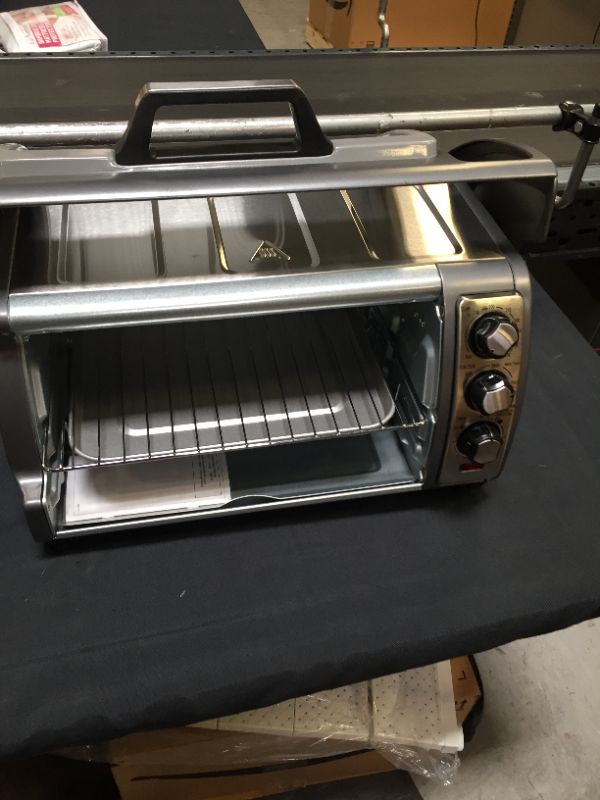 Photo 3 of Hamilton Beach 31323 Sure-Crisp Air Fry Toaster Oven, 6 Slice Capacity, Stainless Steel
