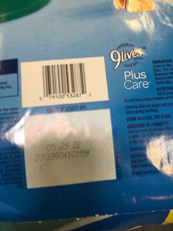 Photo 3 of 9Lives Plus Care Dry Cat Food, 13.3 Lb BEST BY MAY 2022