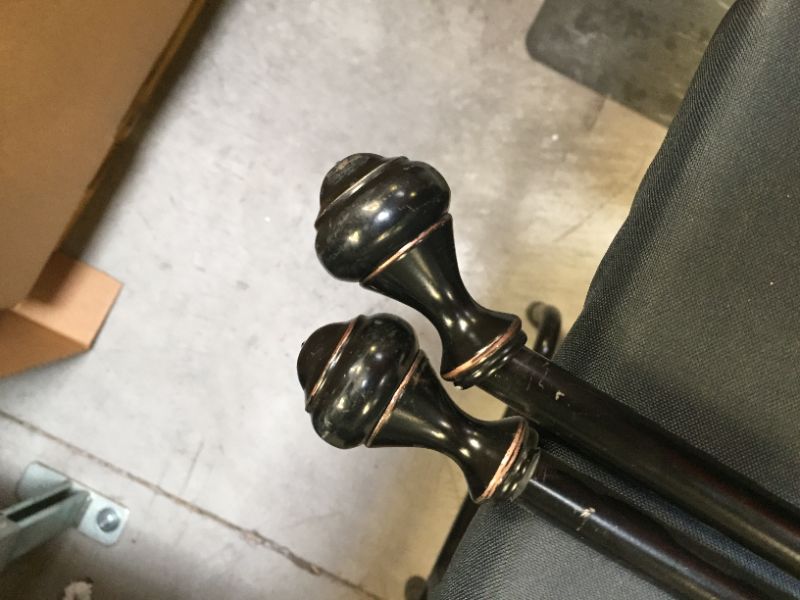 Photo 1 of 80" bronze curtain  rod 