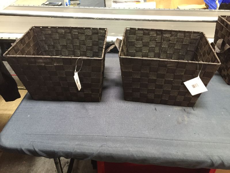 Photo 1 of 2 PK Whitmor Woven Strap Small Tote Espresso
