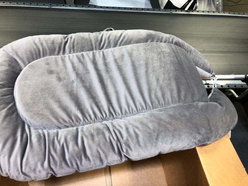 Photo 4 of BATTILO HOME Baby Nest, Baby Lounger Leaves Portable Super Soft 100% Cotton and Breathable Newborn Lounger Perfect for Co-Sleeping
