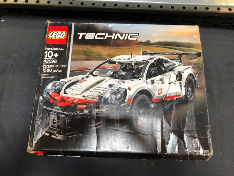 Photo 2 of LEGO Technic Porsche 911 RSR 42096 Race Car Building Set STEM Toy for Boys and Girls Ages 10+ Features Porsche Model Car with Toy Engine (1,580 Pieces)
