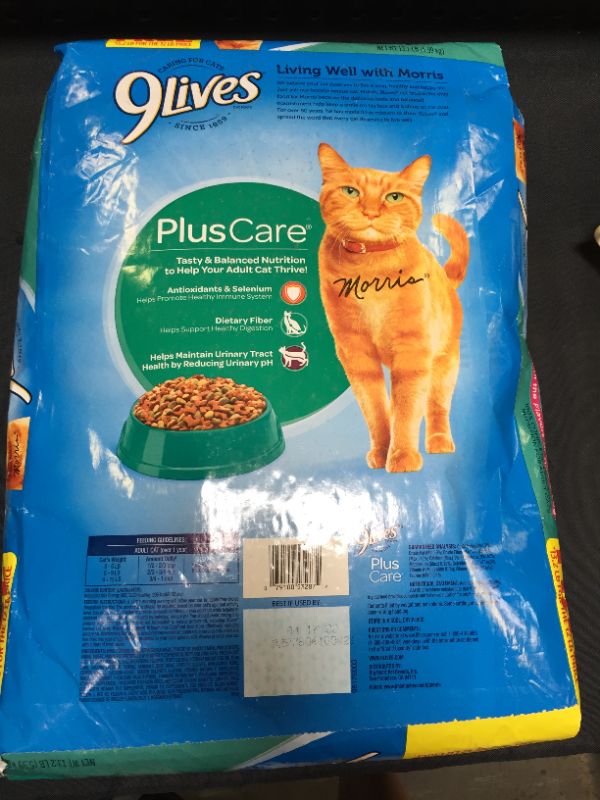 Photo 3 of 9Lives Plus Care Dry Cat Food, 13.3 Lb--bb April 2022