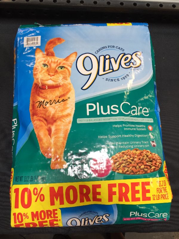 Photo 2 of 9Lives Plus Care Dry Cat Food, 13.3 Lb--bb April 2022