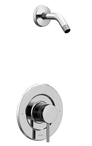 Photo 1 of Align 1-Handle Posi-Temp Tub and Shower Faucet Trim Kit in Chrome (Valve and Shower Head Not Included)
