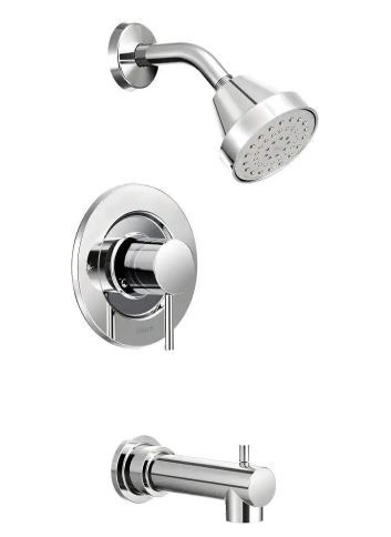 Photo 1 of Align Single-Handle Posi-Temp Eco-Performance Tub and Shower Faucet Trim Kit in Chrome (Valve Not Included)
