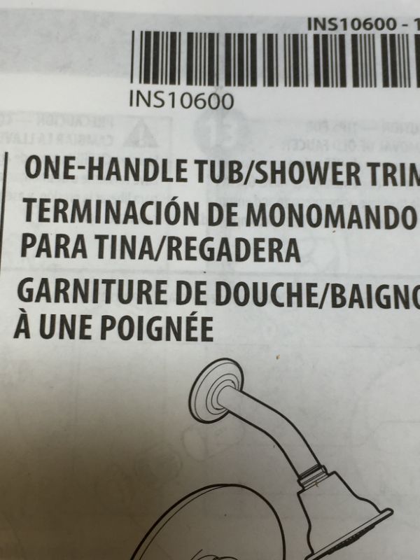 Photo 4 of Align Single-Handle Posi-Temp Eco-Performance Tub and Shower Faucet Trim Kit in Chrome (Valve Not Included)
