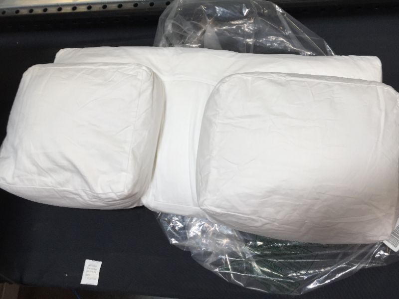 Photo 1 of 30 inches long x 15 inches wide  double pad pillow color white 