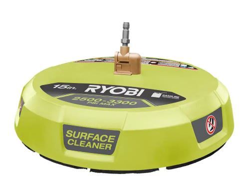 Photo 1 of 15 in. 3300 PSI Surface Cleaner for Gas Pressure Washer--Ryobi, box says dewalt, Ryobi is the item 
