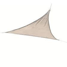 Photo 1 of 12 ft. x 12 ft. Almond Triangle Shade Sail
