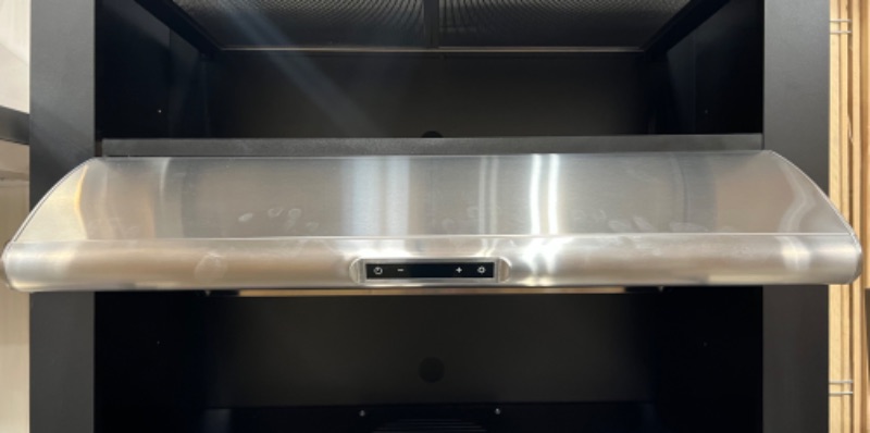 Photo 2 of Zephyr 30 Inch Typhoon Under Cabinet Hood - Stainless Steel +++ OUT OF BOX, ITEM HAS MINOR SCRATCHES, DISPLAY/ FUNCTIONAL +++