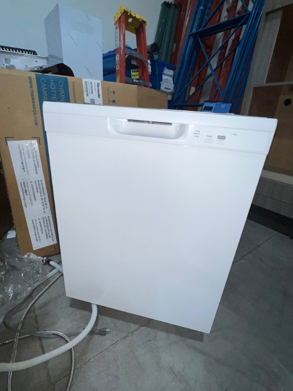 Photo 2 of GE® Dishwasher with Front Controls Model #:GDF450PGRWW +++NEW OUT OF BOX+++
