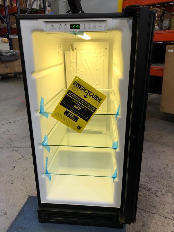 Photo 2 of U-Line U-BI1215INT-00B 15 Crescent Ice Maker with Integrated Solid Door
