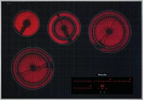 Photo 1 of MIELE KM 5840 240V 30" Electric Cooktop with 3D Glass Design Easy-To-Use Touch Control