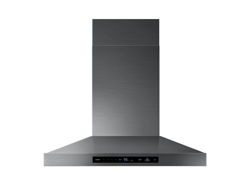 Photo 1 of Samsung 30" Chef Collection Wall Mount Hood in Matte Black Stainless Steel
- extension not included.