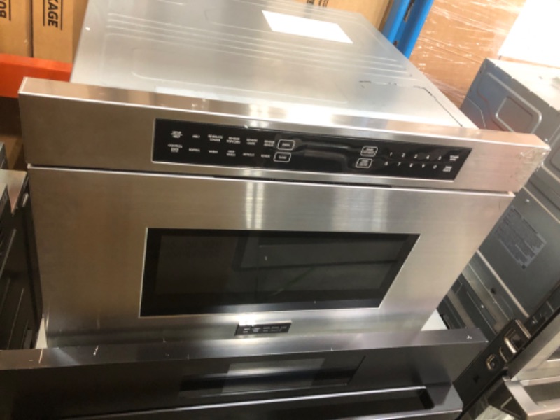 Photo 2 of Dacor DMR24M977WS
Contemporary Series Microwave Drawer with 1.2 cu. ft. Capacity, Child Safety Lock in Silver Stainless