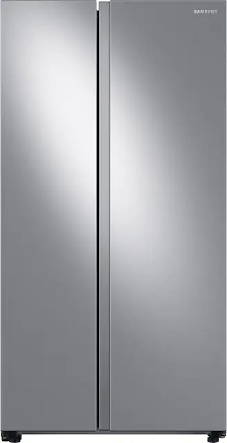 Photo 1 of Samsung - 23 cu. ft. Counter Depth Side-by-Side Refrigerator with WiFi and All-Around Cooling - Stainless steel
- sealed