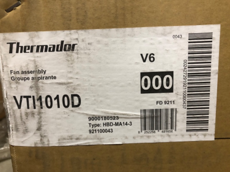 Photo 3 of Thermador Masterpiece Series VTI1010D
In-Line Blower